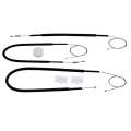 Kit reparatie Mecanism ridicare geam fata Mercedes Vito / Viano ( W639) 2003-2010 electrica dreapta (cablu role si suport geam) Kft Auto