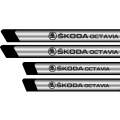 Set protectii praguri CROM - Skoda Octavia ManiaStiker