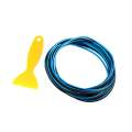 Banda Decorativa Flexibila pentru Interior Auto, Lungime 5m, culoare Albastru