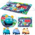 Covoras Interactiv pentru Copii cu 3 Masinute, Lumini si Sunete, multicolor