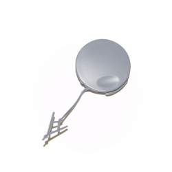 Capac bara carlig remorcare Opel Astra H 04.2007-12.2012 , partea Fata , Grunduit, 93183763 Kft Auto