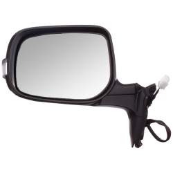 Oglinda exterioara Toyota Auris (E15), 04.2010-2012, partea Stanga, culoare sticla crom, sticla convexa, cu carcasa grunduita , cu incalzire , ajustare electrica, pliabila , cu 7 pini Kft Auto