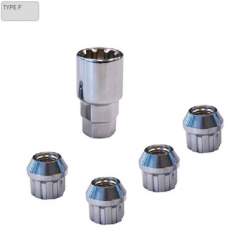 Set piulite auto antifurt Carpoint tip F , M12 x 1,5 , Daewoo Ford Honda Mazda Mitsubishi Volvo Isuzu Chrysler Kft Auto