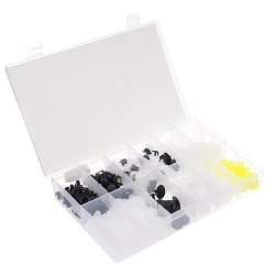 Set 345 clipsuri auto Tagred de fixare, 12 modele, cu cutie organizator, compatibil Peugeot TGD13-TA1142