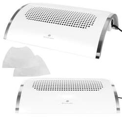 Colector praf manichiura, 40W, 220-240V, 3 trepte, 34x28x9.5cm, alb
