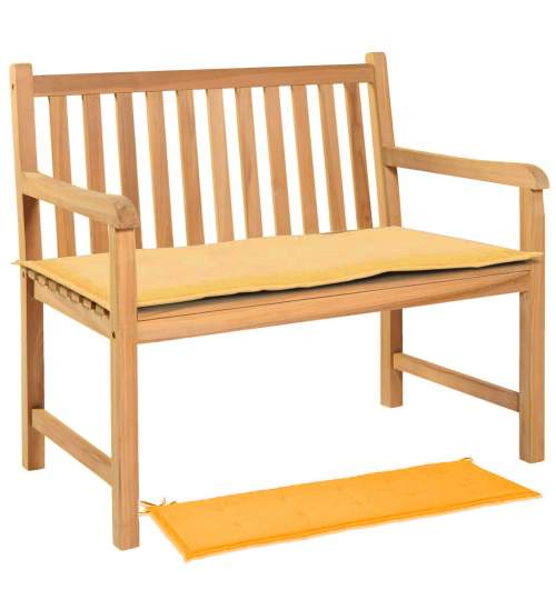Perna de sezut pentru banca 75 cm Lungime x 40 cm latime, culoare Galben