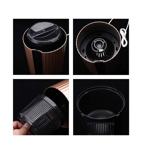 Aparat multifunctional anti-insecte si rozatoare 3in1, lampa UV, senzor de lumina, 5W, negru
