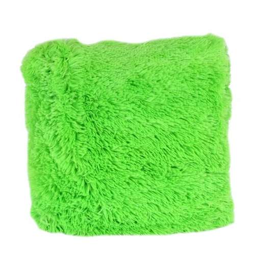 Fata de Perna Decorativa Italia, Moale, 40x40cm, Culoare verde deschis