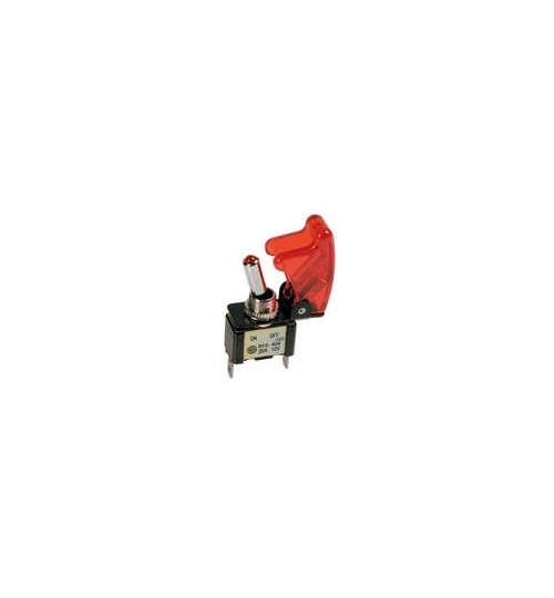 Intrerupator cu protectie iluminat cu led 12V-20A - Rosu - eChilipir