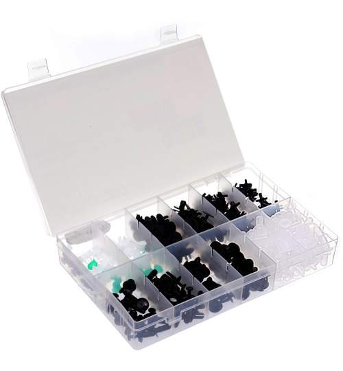 Set 290 clipsuri auto Tagred de fixare, 12 modele, cu cutie organizator, compatibil BMW TGD13-TA1147