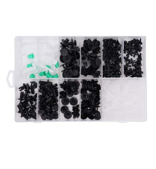 Set 290 clipsuri auto Tagred de fixare, 12 modele, cu cutie organizator, compatibil BMW TGD13-TA1147