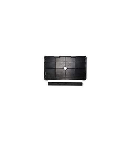 Suport numar inmatriculare moto 24,5x14,5cm 1buc - Negru - eChilipir