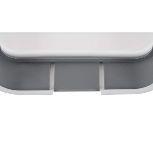 Suport cu capac pentru saci menajeri, 23.5 x 3 x 11 cm