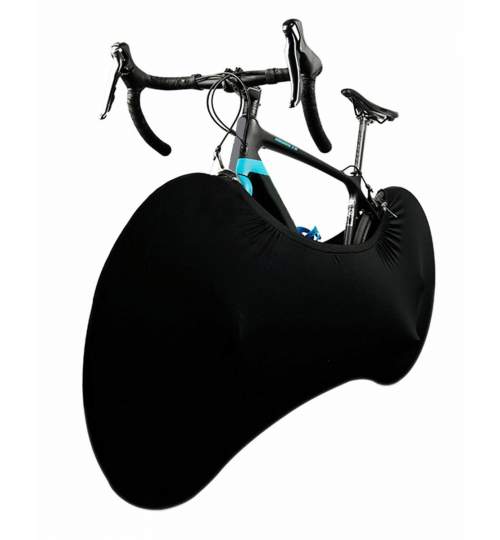 Husa impermeabila pentru bicicleta, Lungime 150 cm, Marimea M, culoare Negru