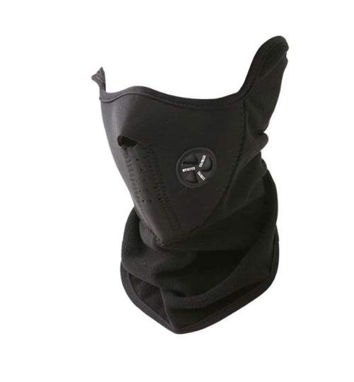 Masca Cagula din Neopren Thermoactive pentru Moto sau Ski, Culoare Negru