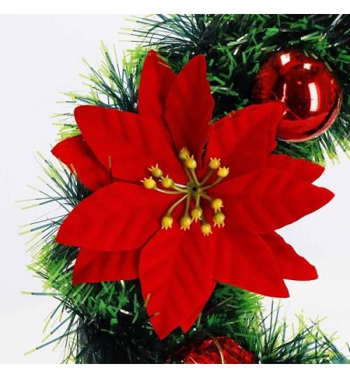 Coronita artificiala de Craciun cu diferite decoratiuni, Diametru 35 cm
