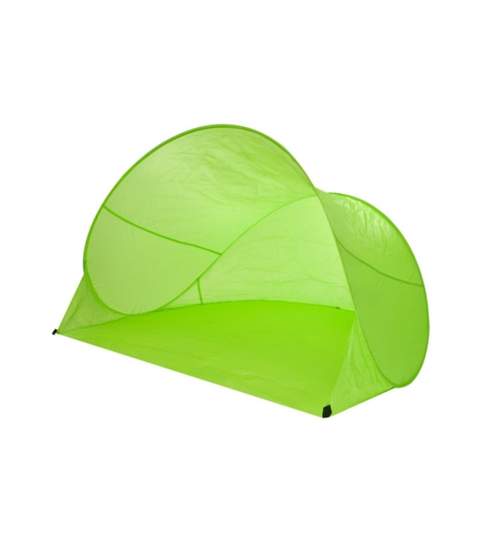 Cort Pop-up Semi-deschis pentru Plaja cu Protectie Solara UV si Impermeabil, Verde, 140x110cm