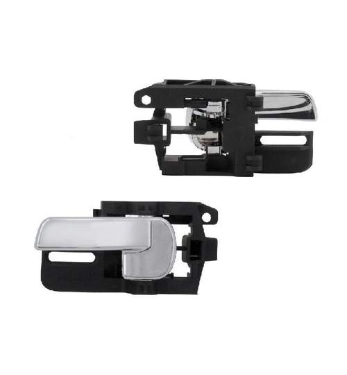 Maner usa Nissan Qashqai J10 2007-2010, Usa Fata/ Spate, partea stanga, cromat Kft Auto