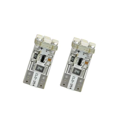 Becuri auto Vecta 12V T10 W2.1x9.5d 5W cu 4 leduri SMD 3528SMD Canbus , fara eroare in bord , alb Kft Auto