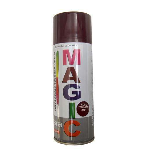 Spray vopsea MAGIC Rosu Toreador 21B , 400 ml. Kft Auto