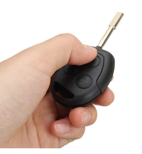 Carcasa cheie auto cu 3 butoane FO-113, compatibil Ford AllCars