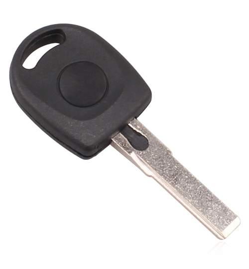 Carcasa cheie auto cu loc pentru cip si led VW-107, compatibila Volkswagen, Seat, Skoda AllCars