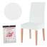 Husa scaun dining/bucatarie, din spandex, culoare alb