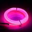 Fir cu neon pentru lumina ambientala auto, lungime 5m, culoare roz