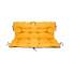 Set perne decorative pentru Balansoar, leagan sau bancuta, perna sezut 180x55 + perna spate 180x55, culoare galben