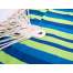 Hamac Bahama Single pentru curte sau gradina, 1 persoana, dimensiuni 200 x 100 cm, capacitate 100kg, albastru/verde
