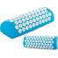 Perna de masaj cu presopunctura, acupunctura, dimensiune 38x14 cm, albastru