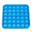 Jucarie senzoriala antistres Pop it Now, din silicon, 12.5x12.5 cm, albastru
