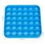 Jucarie senzoriala antistres Pop it Now, din silicon, 12.5x12.5 cm, albastru
