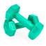 Set 2 Gantere pentru fitness sau antrenament, din cauciuc, 2x0.5 kg, culoare verde