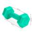 Set 2 Gantere pentru fitness sau antrenament, din cauciuc, 2x0.5 kg, culoare verde