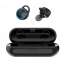 Casti Bluetooth cu Statie de Incarcare si Microfon, Raza de Actiune 10m, culoare Negru