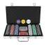 Set De Poker 300 Jetoane cu Servieta de Aluminiu si Accesorii
