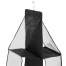 Organizator dulap suspendat Springos cu 6 rafturi, 34x30x90 cm, culoare negru