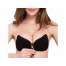 Sutien cu efect Push-up reglabil, fara bretele, marimea C, negru