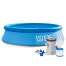 Piscina gonflabila Intex, strat triplu PVC cu pompa inclusa, dimensiuni 305x76cm, capacitate 3853L