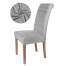 Husa scaun dining/bucatarie, din spandex, 48x48x62 culoare gri