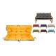 Set perne decorative pentru Balansoar, leagan sau bancuta, perna sezut 180x55 + perna spate 180x55, culoare galben