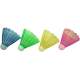 Set 4 fluturasi badminton, dimensiune 8x6.5 cm, multicolor