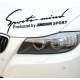 Sticker Sports Mind - BMW SPORT ManiaStiker