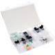 Set 160 clipsuri auto Tagred de fixare, 12 modele, cu cutie organizator, compatibil Audi TGD13-TA1150