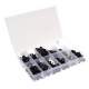 Set 350 clipsuri auto Tagred de fixare, 12 modele, cu cutie organizator, compatibil Volvo TGD13-TA1144