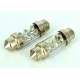 Bec 6 LED SOFIT 36MM 12V ALBA  COD: PT49 ManiaCars